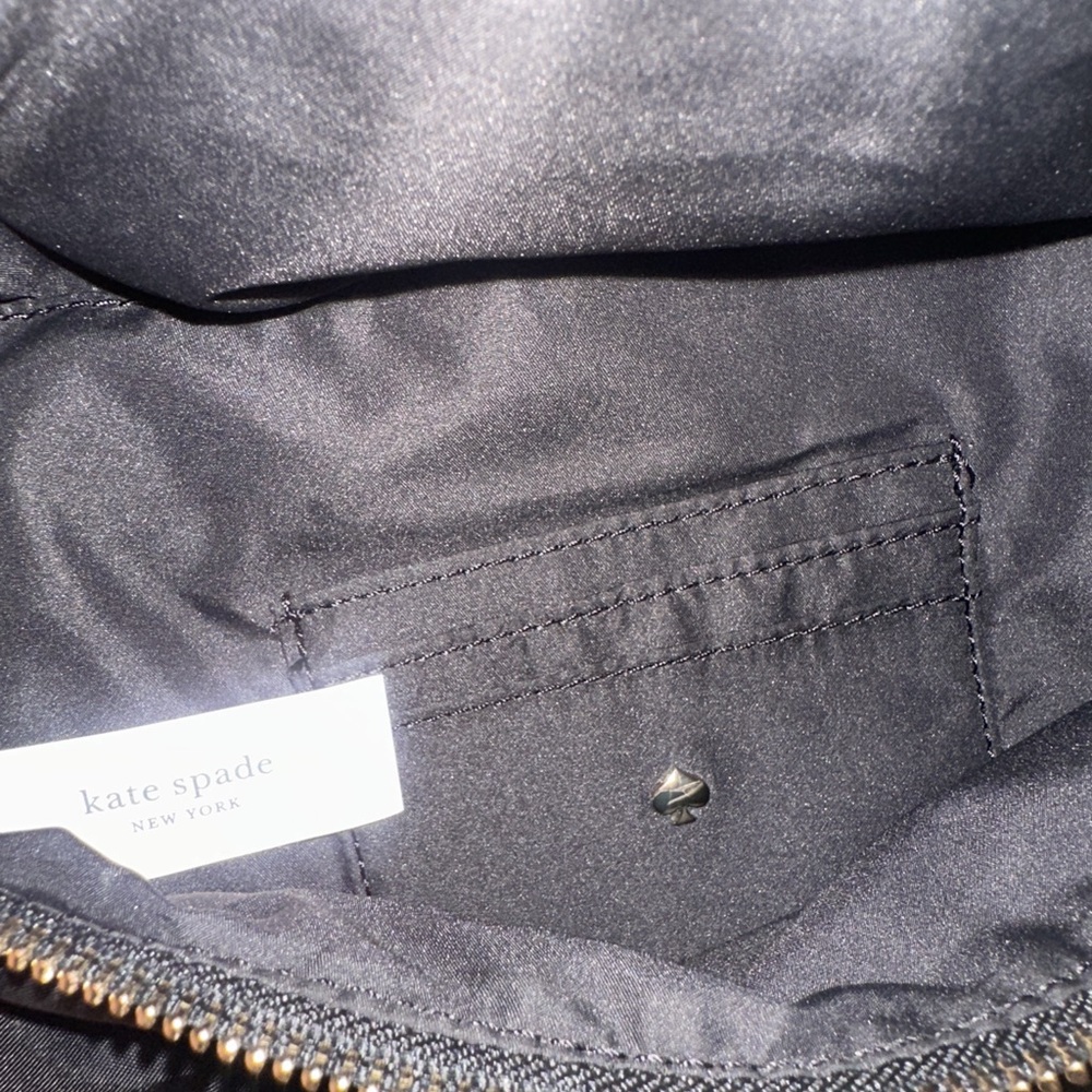 NWOT Kate Spade New York Watson Lane Betty Nylon Black Belt Bag - Picture 2 of 3